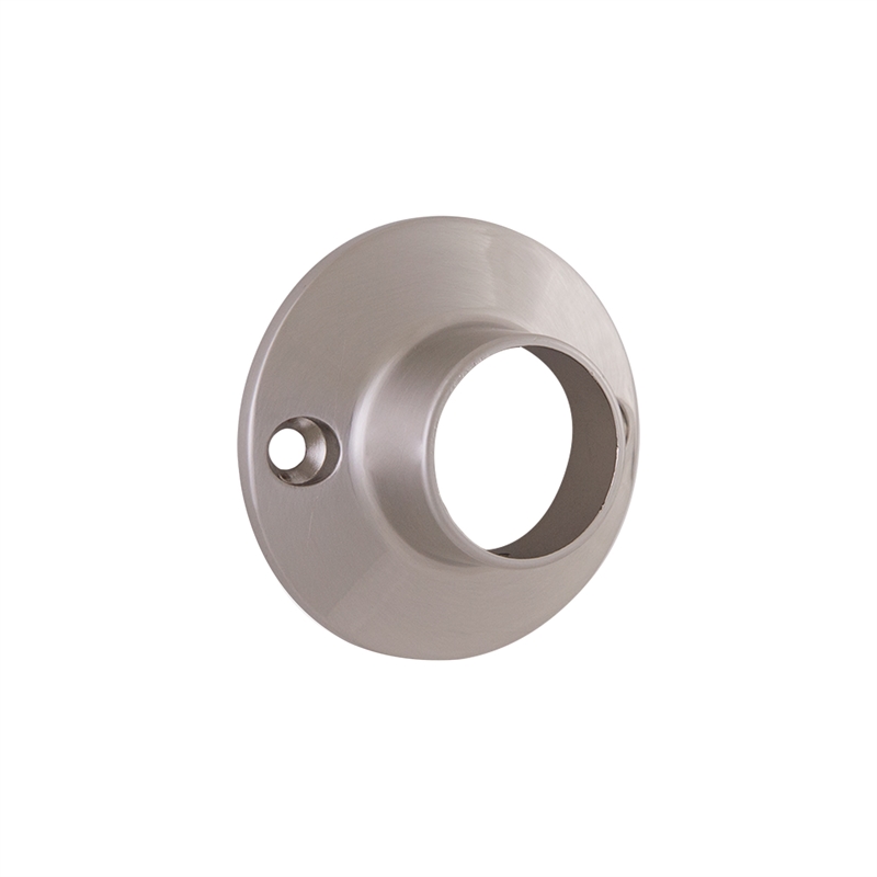 Bowery Hill 1-Inch Shower Rod Steel Mounting Bracket in Satin Nickel 5-Pack