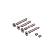 Bowery Hill 1-Inch Shower Rod Steel Mounting Bracket in Satin Nickel 5-Pack