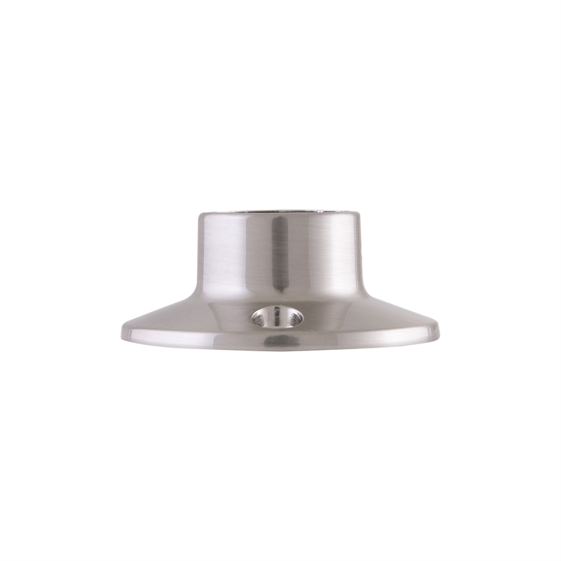 Bowery Hill 1-Inch Shower Rod Steel Mounting Bracket in Satin Nickel 5-Pack