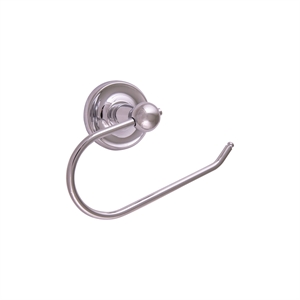Bowery Hill Euro Metal Toilet Paper Holder in Polished Chrome/Silver