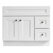 Bowery Hill 36-Inch Wood Bathroom Vanity in Sherwin Williams White