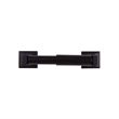 Bowery Hill 8-Inch Traditional Metal Toilet Paper Holder in Matte Black