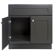 Bowery Hill 30-Inch Wood Vanity Without Top in Urbane Bronze