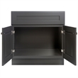 Bowery Hill 30-Inch Wood Vanity Without Top in Urbane Bronze