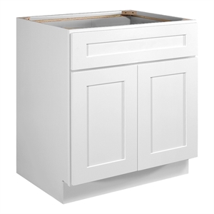 Bowery Hill Sink Base Cabinet in White 30-Inch by 24-Inch by 34.5-Inch