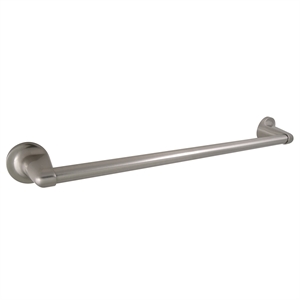 Bowery Hill Wall Mount Metal Towel Bar in Brushed Nickel 18 Inch