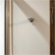 Bowery Hill Modern Metal Double Robe Hook in Satin Nickel Silver