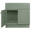 Bowery Hill Vanity Without Top in Evergreen Fog Fully Assembled 30