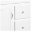 Bowery Hill 61-Inch Vanity with White Cultured Marble Top Fully Assembled