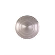 Bowery Hill Modern Single Brass Bathroom Robe Hook in Satin Nickel