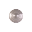 Bowery Hill Modern Single Brass Bathroom Robe Hook in Satin Nickel