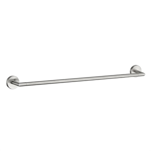 Bowery Hill 24&quot Modern Heavy Duty Metal Towel Bar in Satin Nickel