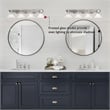 Bowery Hill 4-Light Stainless Steel Vanity Light in Satin Nickel