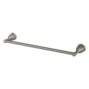 Bowery Hill 18-Inch Stainless Steel Towel Bar in Brushed Nickel/Silver