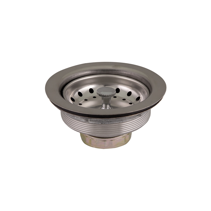 Bowery Hill Stainless Steel Kitchen Sink Drain Strainer in Silver
