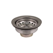 Bowery Hill Stainless Steel Kitchen Sink Drain Strainer in Silver