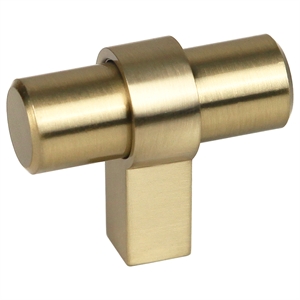 Bowery Hill 5-Pack Stainless Steel Cabinet Knobs in Satin Gold