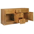 Bowery Hill Wood Vanity without Top in Modern Birch Fully Assembled 60-Inch