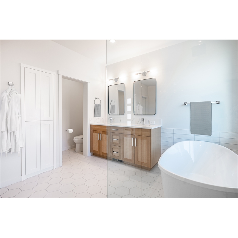 Bowery Hill 4-Piece Bathroom Accessory Kit in Polished Chrome