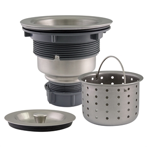 Bowery Hill Stainless Steel Kitchen Sink Drain Strainer 3.5-Inch