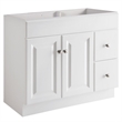 Bowery Hill 36-Inch 2-Drawer Wood Vanity Without Top in White