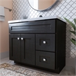 Bowery Hill Fully Assembled Wood Bathroom Vanity in Espresso 36-Inch