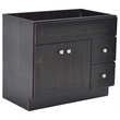 Bowery Hill Fully Assembled Wood Bathroom Vanity in Espresso 36-Inch