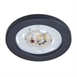Bowery Hill LED Flush Mount Ceiling Light in Matte Black 7-Inch