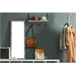 Bowery Hill Stainless Steel Double Hook in Matte Black 5 Pack
