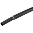 Bowery Hill Stainless Steel Curved Shower Rod in Matte Black 44-66 Inch