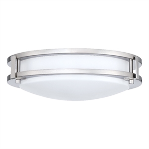 Bowery Hill 5 Color Temperature LED Flush Ceiling Light 11 Inch 2-Pack
