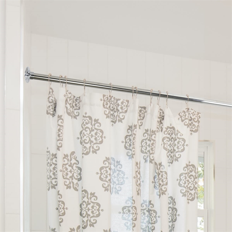 Bowery Hill Stainless Steel Shower Rod in Polished Chrome 60-Inch 5-Pack