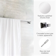 Bowery Hill 30-Inch Metal Towel Bar in Polished Chrome/Silver