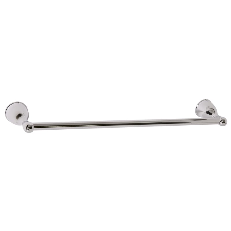 Bowery Hill Stainless Steel Towel Bar in Polished Chrome 18 Inch