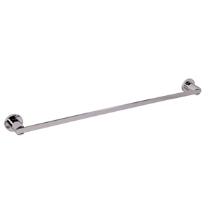 Bowery Hill Contemporary Bathroom Towel Bar in Polished Chrome 24-Inch