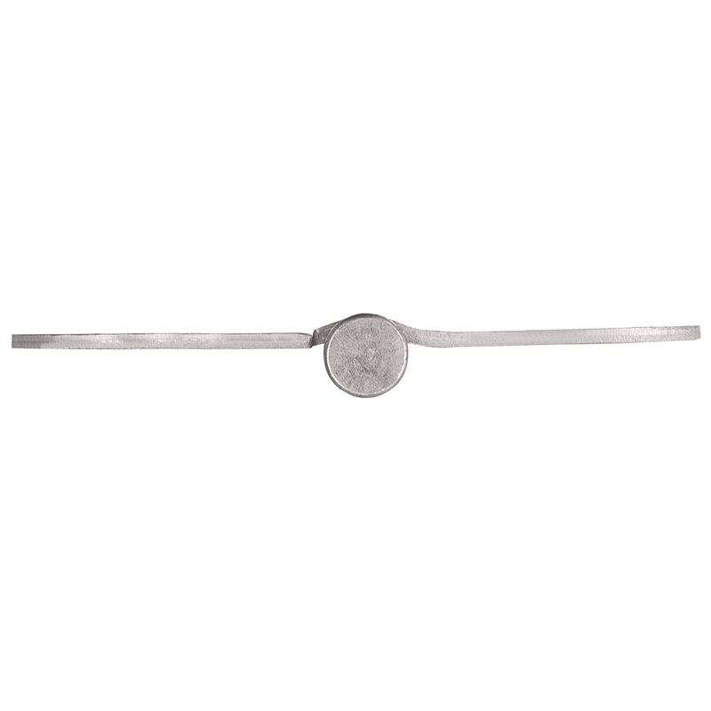 Bowery Hill Door Hinge in Satin Nickel 3 1/2 Inch 5/8 Inch Radius 12 Pack