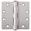 Bowery Hill Door Hinge in Satin Nickel 4 1/2 Inch 5/8 Inch Radius 6 Pack