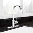 Bowery Hill Single Metal Handle Kitchen Faucet in Polished Chrome