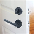 Bowery Hill Single Cylinder Round Metal Deadbolt in Matte Black
