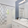 Bowery Hill Horizontal LED Stainless Steel Bath Light in Satin Nickel