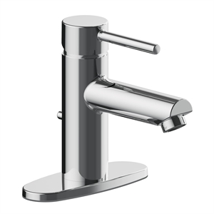Bowery Hill Single-Handle Metal Bathroom Faucet in Polished Chrome