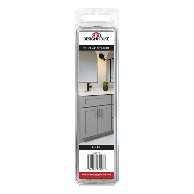Bowery Hill Wood Cabinet Touch-Up Repair Kit with Marker in Gray