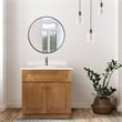Bowery Hill 31-Inch Vanity Fully Assembled Marble Top in Modern Birch