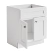 Bowery Hill 30-Inch Unassembled Wood Vanity Without Top in White