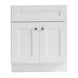 Bowery Hill 30-Inch Unassembled Wood Vanity Without Top in White