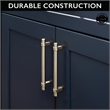 Bowery Hill 5-Pack Stainless Steel 3-3/4 Inch Cabinet Pull in Nickel