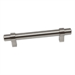 Bowery Hill 5-Pack Stainless Steel 3-3/4 Inch Cabinet Pull in Nickel