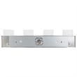 Bowery Hill 4-Light Stainless Steel Vanity Light in Polished Chrome