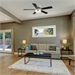 Bowery Hill 52-Inch Stainless Steel Hugger Ceiling Fan in Satin Nickel