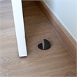 Bowery Hill Metal Dome Door Stop in Matte Black - 1-3/4 Inch - 10 Pack